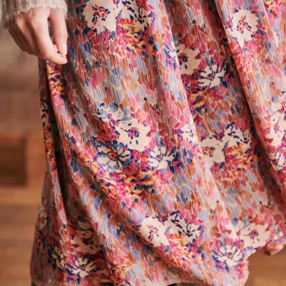 Sezane | Maria Skirt, fireworks print, FR42 - Picture 1 of 3